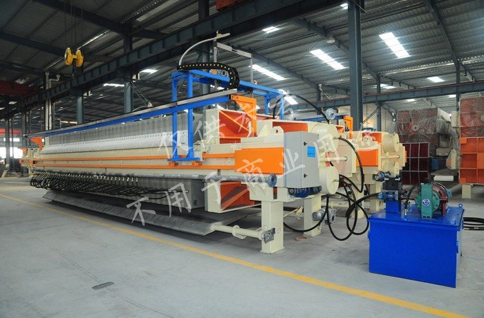 程控自动隔膜水冲洗压滤机