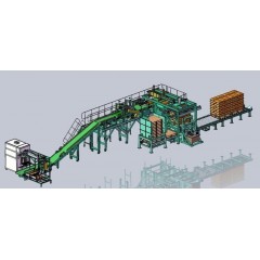 全自动包装推垛生产线粉料打包机械立式包装机